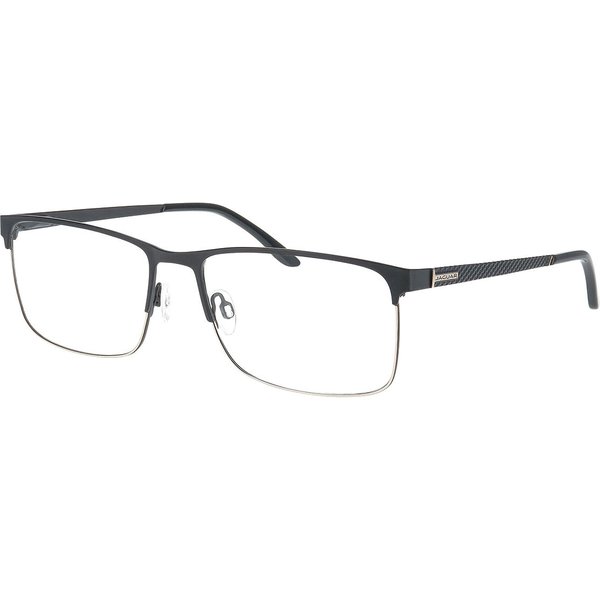 Jaguar 33131 6100 Men's Eyeglasses Black Size 58 - Blue Light Block Available