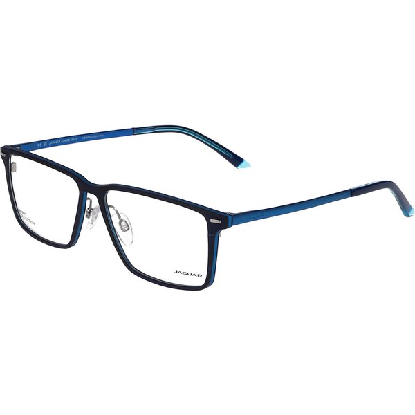 Jaguar 33652 3100 Men's Eyeglasses Blue Size 56 - Blue Light Block Available