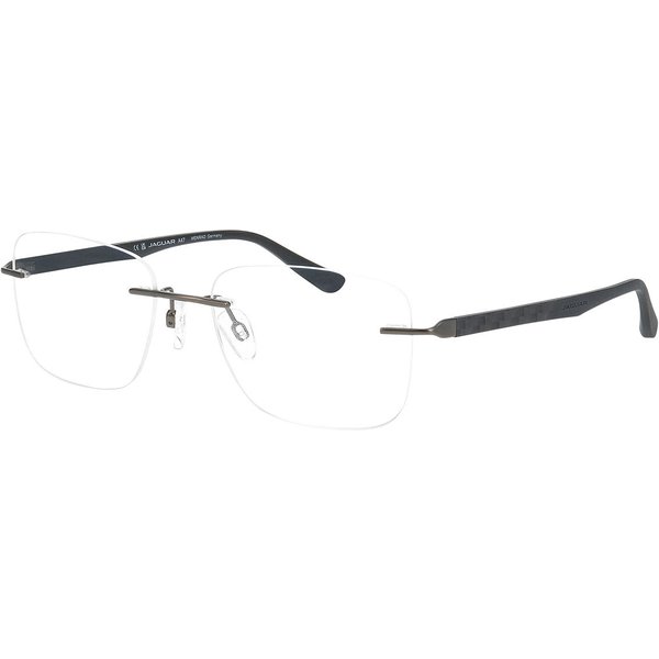 Jaguar 33655 4200 Men's Eyeglasses Gunmetal Size 55 - Blue Light Block Available