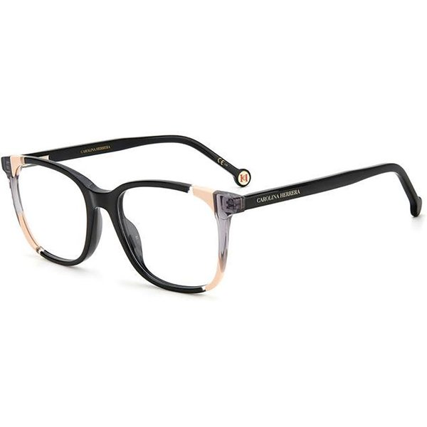 Carolina Herrera CH 0065 KDX Women’s Eyeglasses Black Size 52 - Blue Light Block Available