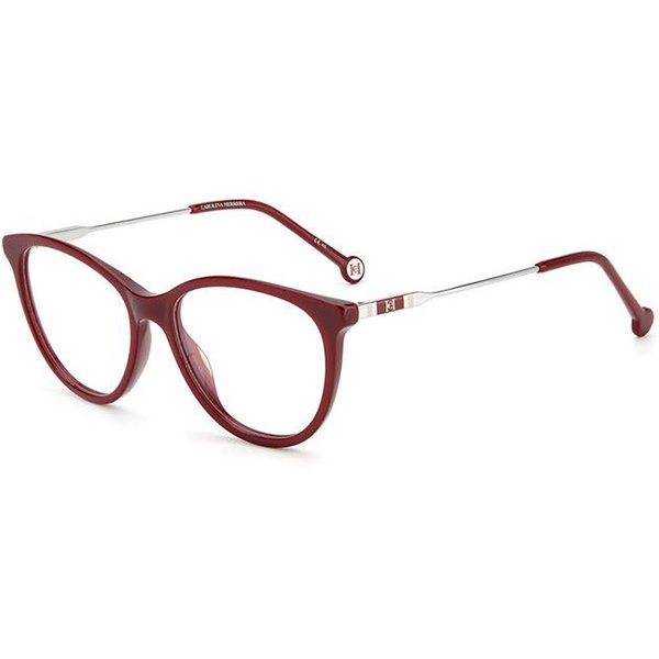 Carolina Herrera CH 0073 LHF Women’s Eyeglasses Burgundy Size 53 - Blue Light Block Available
