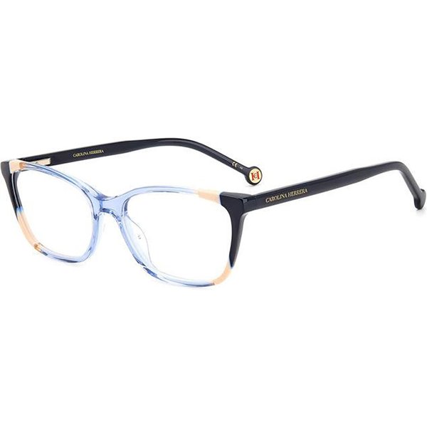 Carolina Herrera HER 0124 1ZN Women’s Eyeglasses Blue Size 54 - Blue Light Block Available