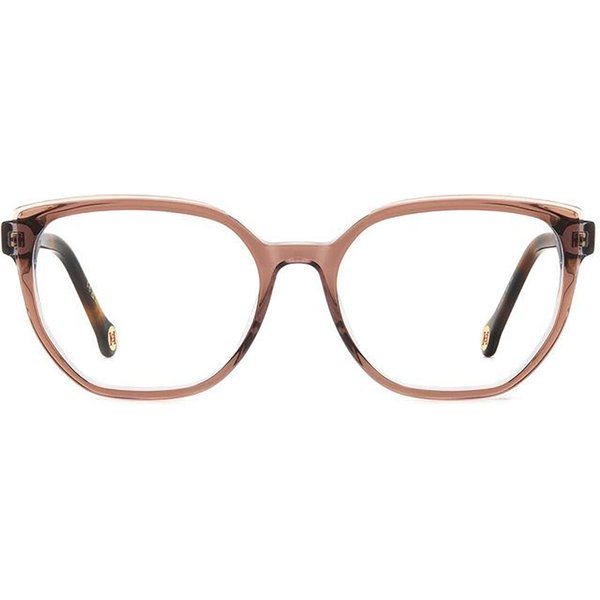 Carolina Herrera HER 0214 NUX Women’s Eyeglasses Brown Size 52 - Blue Light Block Available