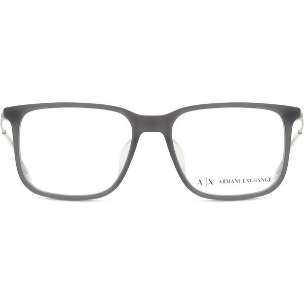 Armani Exchange AX3119F Asian Fit 8363 Men's Eyeglasses Grey Size 55 - Blue Light Block Available
