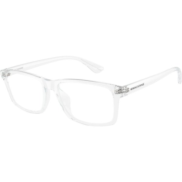 Armani Exchange AX3083U 8235 Men's Eyeglasses Clear Size 56 - Blue Light Block Available