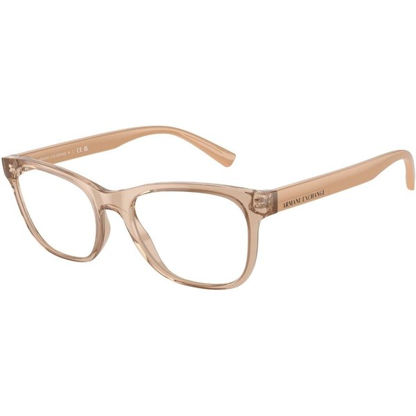 Armani Exchange AX3057F Asian Fit 8240 Women’s Eyeglasses Brown Size 52 - Blue Light Block Available