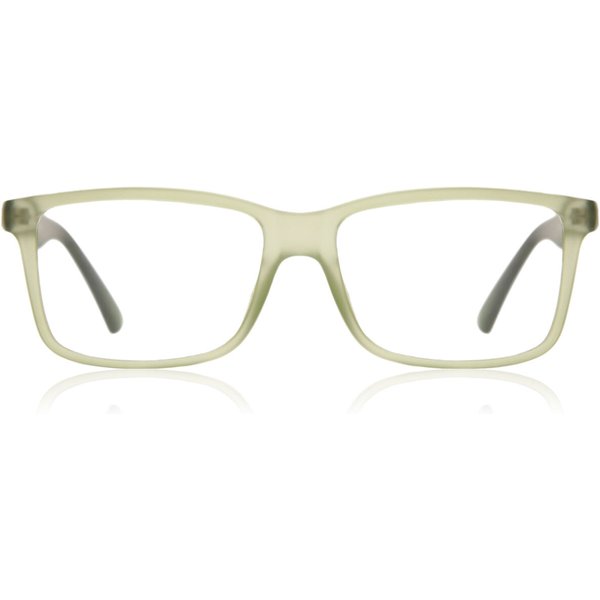 Square Full Rim Plastic Men's Prescription Eyeglasses Online Green Size 54 - Free Lenses - Blue Light Block Available - SmartBuy Collection