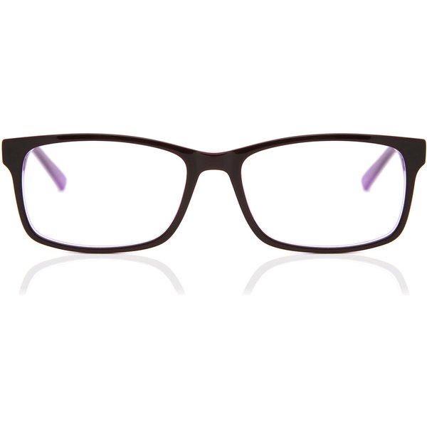 男性用 長方形 プラスチック Purple サングラス - アンチブルーライト - SmartBuy Collection