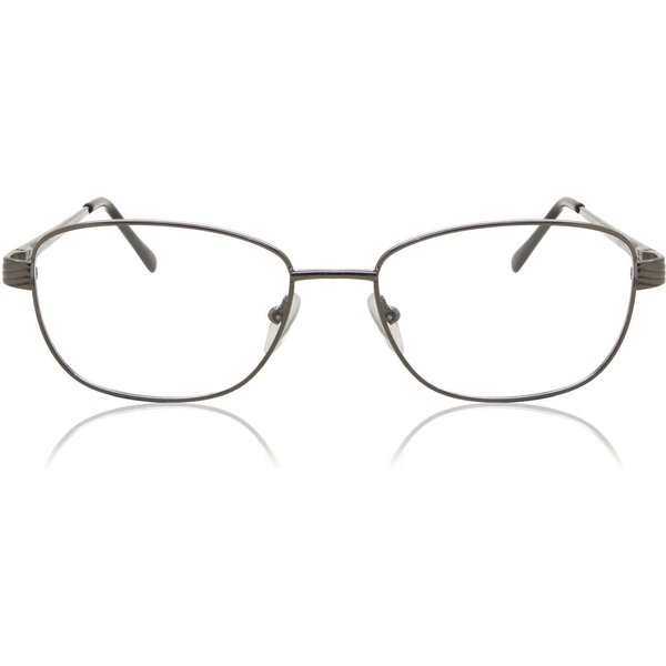 男性用 楕円形 金属 灰色 サングラス - アンチブルーライト - SmartBuy Collection