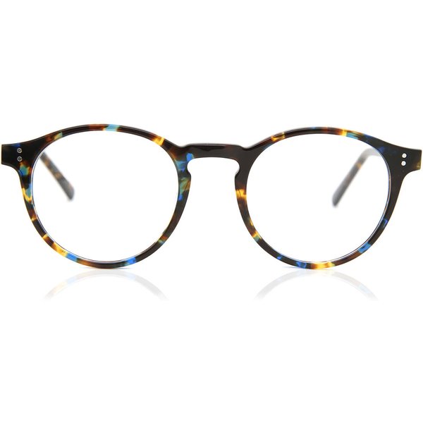 Oval Full Rim Plastic Men's Prescription Eyeglasses Online Tortoiseshell Size 48 - Free Lenses - Blue Light Block Available - SmartBuy Collection