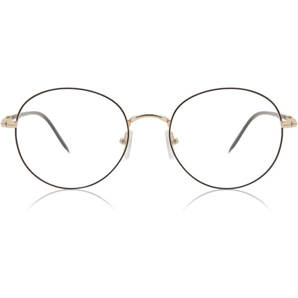 Round Full Rim Metal Men's Prescription Eyeglasses Online Brown Size 52 - Free Lenses - Blue Light Block Available - SmartBuy Collection