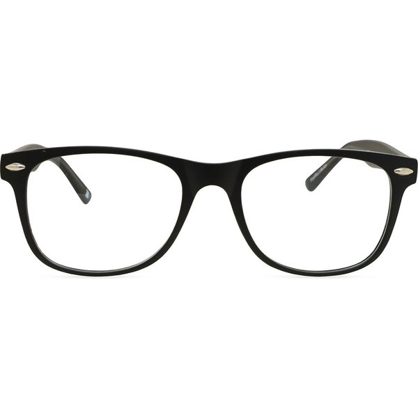 Square Full Rim Plastic Men's Prescription Eyeglasses Online Black Size 53 - Free Lenses - Blue Light Block Available - SmartBuy Collection