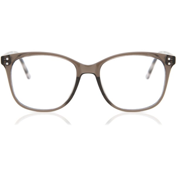 Square Full Rim Plastic Men's Prescription Eyeglasses Online Grey Size 53 - Free Lenses - Blue Light Block Available - SmartBuy Collection