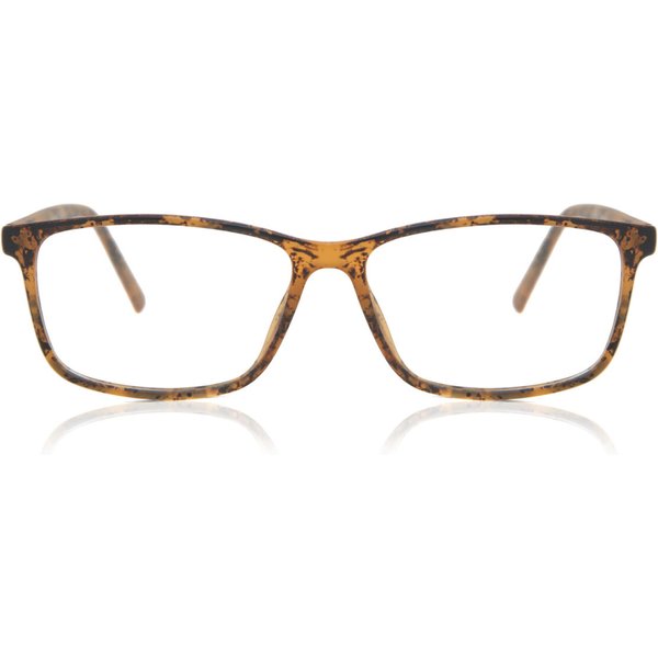Square Full Rim Plastic Men's Prescription Eyeglasses Online Tortoiseshell Size 55 - Free Lenses - Blue Light Block Available - SmartBuy Collection
