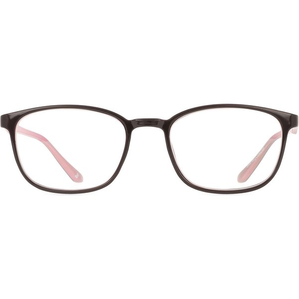 Rectangle Full Rim Plastic Women’s Prescription Eyeglasses Online Black Size 52 - Free Lenses - Blue Light Block Available - SmartBuy Collection