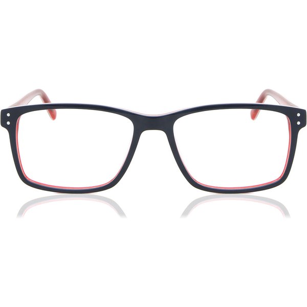 Square Full Rim Plastic Men's Prescription Eyeglasses Online Blue Size 53 - Free Lenses - Blue Light Block Available - SmartBuy Collection