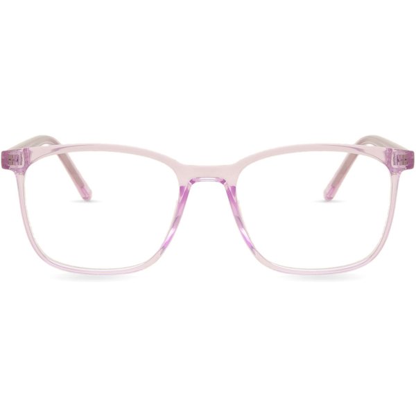 Square Full Rim Plastic Men's Prescription Eyeglasses Online Purple Size 51 - Free Lenses - Blue Light Block Available - SmartBuy Collection