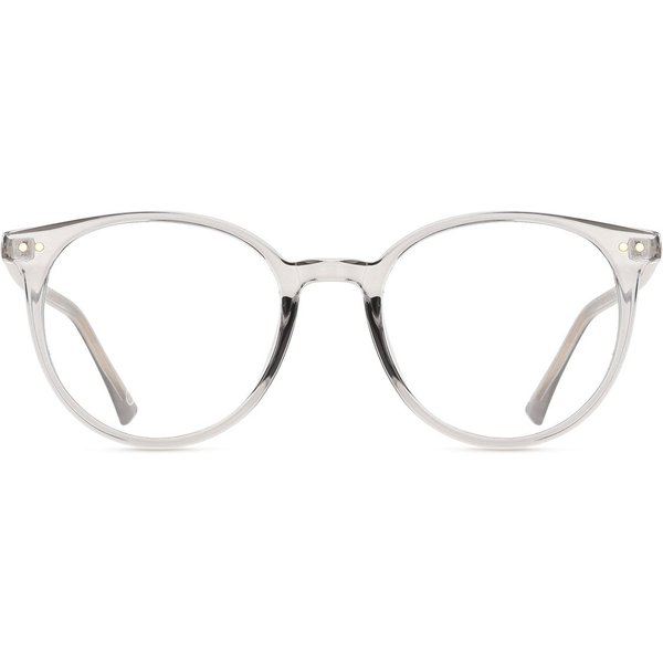 Oval Full Rim TR90 Men's Prescription Eyeglasses Online Clear Size 51 - Free Lenses - Blue Light Block Available - SmartBuy Collection