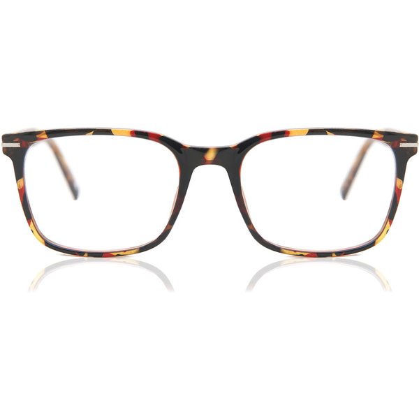 Square Full Rim Plastic Men's Prescription Eyeglasses Online Tortoiseshell Size 53 - Free Lenses - Blue Light Block Available - SmartBuy Collection