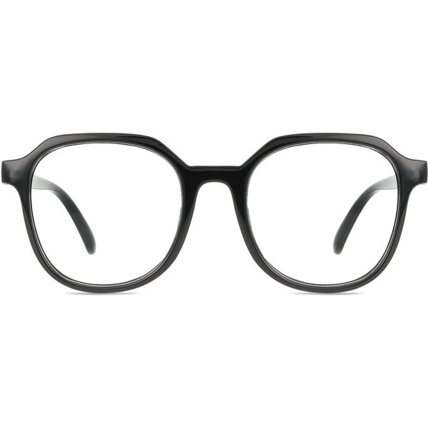 男性用 正方形 プラスチック 黒 サングラス - アンチブルーライト - SmartBuy Collection