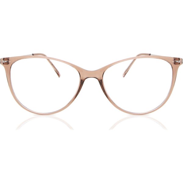 Cat Eye Full Rim Plastic Women’s Prescription Eyeglasses Online Brown Size 52 - Free Lenses - Blue Light Block Available - SmartBuy Collection
