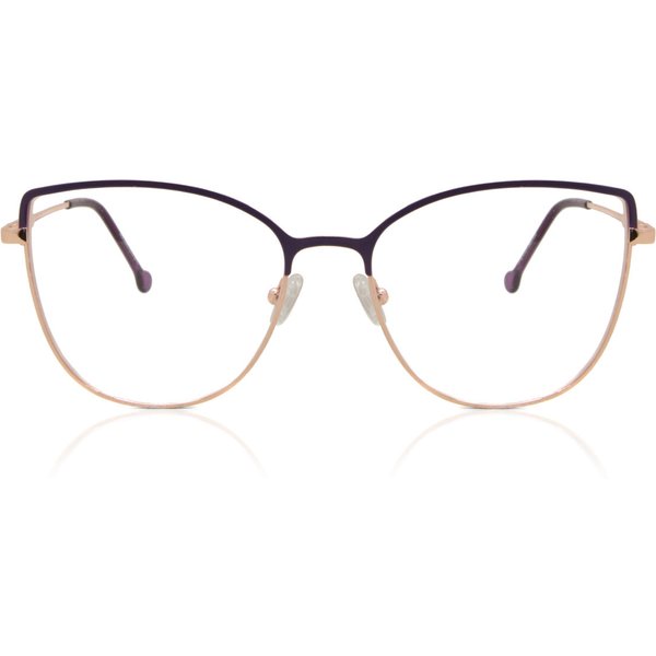 Cat Eye Full Rim Metal Women’s Prescription Eyeglasses Online Purple Size 56 - Free Lenses - Blue Light Block Available - SmartBuy Collection