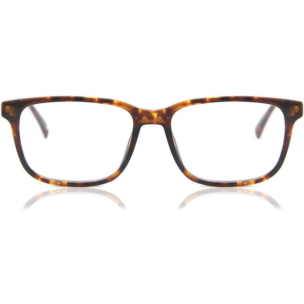 Square Full Rim Plastic Men's Prescription Eyeglasses Online Tortoiseshell Size 52 - Free Lenses - Blue Light Block Available - SmartBuy Collection