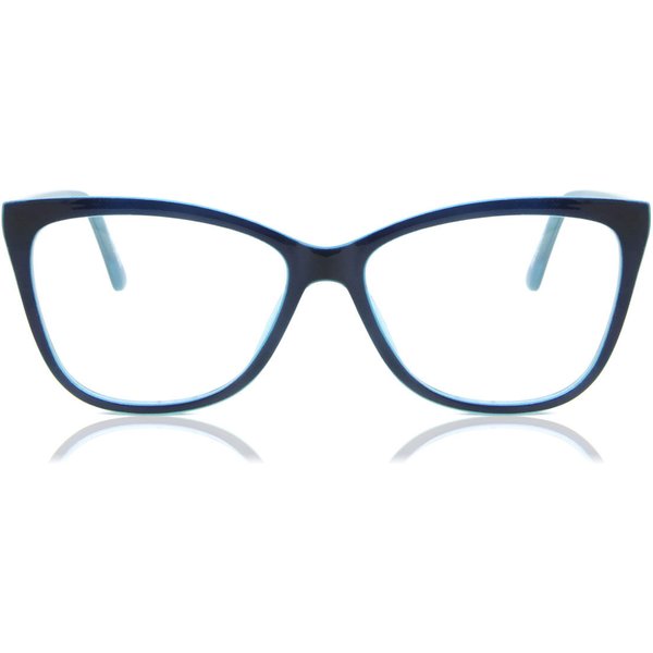 Cat Eye Full Rim Plastic Women’s Prescription Eyeglasses Online Blue Size 54 - Free Lenses - Blue Light Block Available - SmartBuy Collection