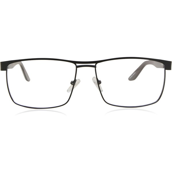 Pilot Full Rim Metal Men's Prescription Eyeglasses Online Black Size 60 - Free Lenses - Blue Light Block Available - SmartBuy Collection