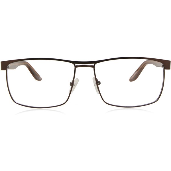 Pilot Full Rim Metal Men's Prescription Eyeglasses Online Brown Size 60 - Free Lenses - Blue Light Block Available - SmartBuy Collection