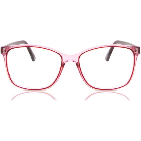 Square Full Rim TR90 Women’s Prescription Eyeglasses Online Pink Size 53 - Free Lenses - Blue Light Block Available - SmartBuy Collection