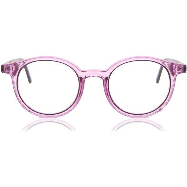 女性用 楕円形 TR90 Purple サングラス - アンチブルーライト - SmartBuy Collection