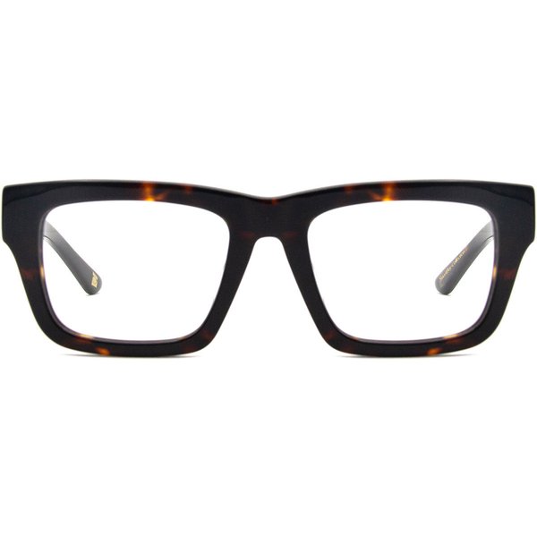 Square Full Rim Plastic Men's Prescription Eyeglasses Online Tortoiseshell Size Standard - Free Lenses - Blue Light Block Available - SmartBuy Collection