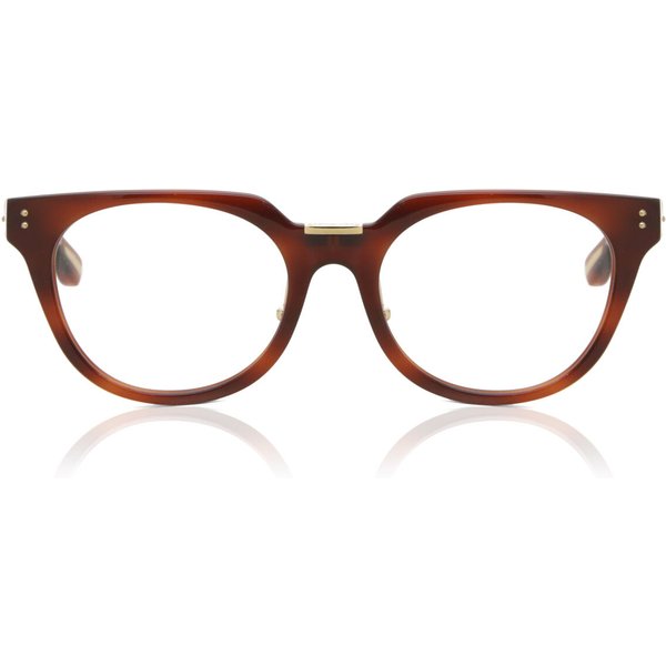 Linda Farrow DELPHINE LFL1323 C3 Women’s Eyeglasses Brown Size 51 - Blue Light Block Available