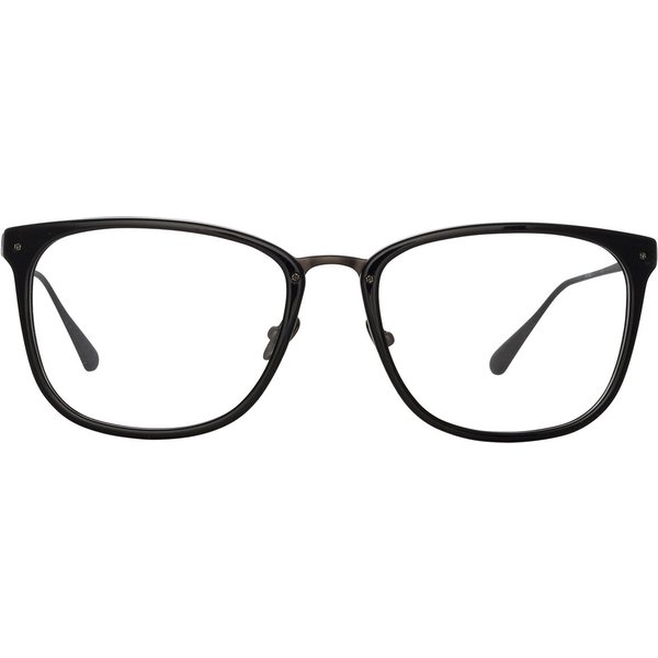 Linda Farrow CASSIN LFL1457 C5 Men's Eyeglasses Black Size 55 - Blue Light Block Available