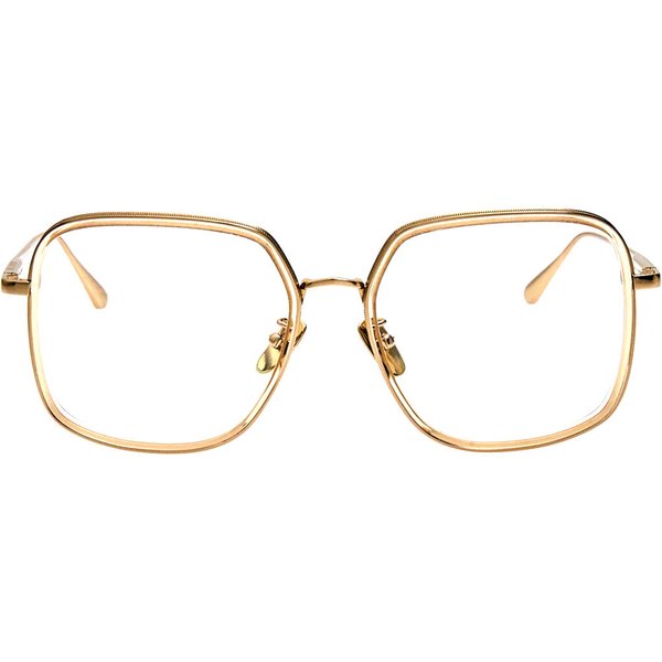 Linda Farrow LFL1581 C2 Women’s Eyeglasses Gold Size 56 - Blue Light Block Available