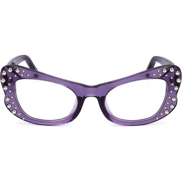 Linda Farrow AGENT PROVOCATEUR AP56 C11 Women’s Eyeglasses Purple Size 51 - Blue Light Block Available
