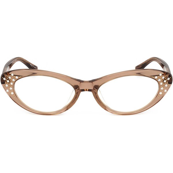 Linda Farrow AGENT PROVOCATEUR AP21 C19 Women’s Eyeglasses Brown Size 52 - Blue Light Block Available