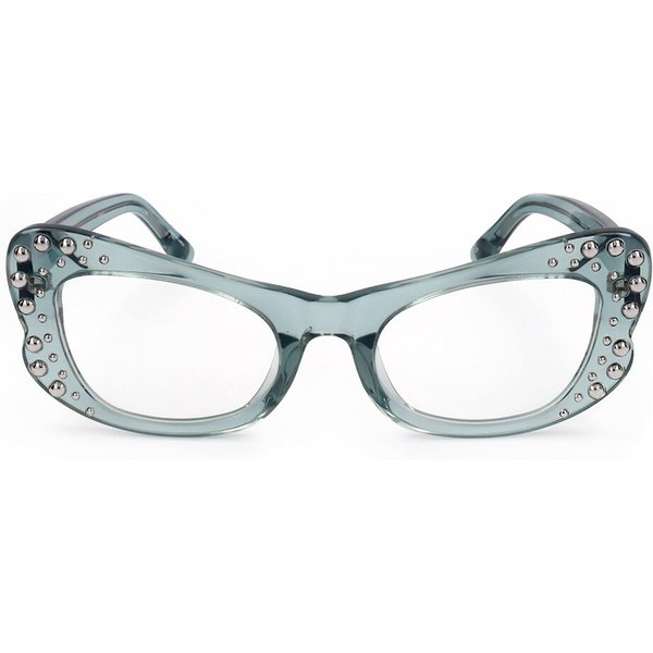 Linda Farrow AGENT PROVOCATEUR AP56 C15 Women’s Eyeglasses Green Size 51 - Blue Light Block Available