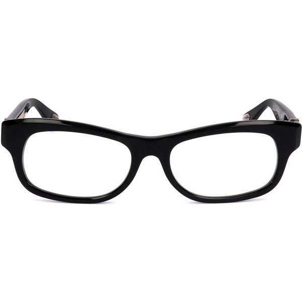 Linda Farrow ANN DEMEULEMEESTER AD17 C1 Men's Eyeglasses Black Size 56 - Blue Light Block Available