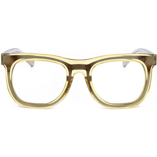 Linda Farrow KRIS VAN ASSCHE KVA12 C1 Men's Eyeglasses Green Size 51 - Blue Light Block Available