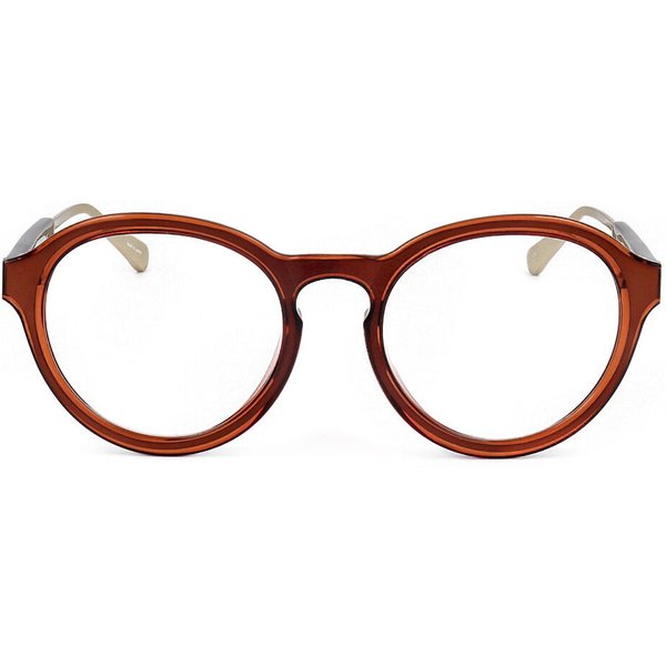 Linda Farrow KRIS VAN ASSCHE KVA60 C9 Men's Eyeglasses Brown Size 49 - Blue Light Block Available