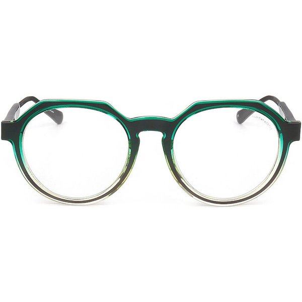 Linda Farrow KRIS VAN ASSCHE KVA73 C3 Men's Eyeglasses Green Size 49 - Blue Light Block Available