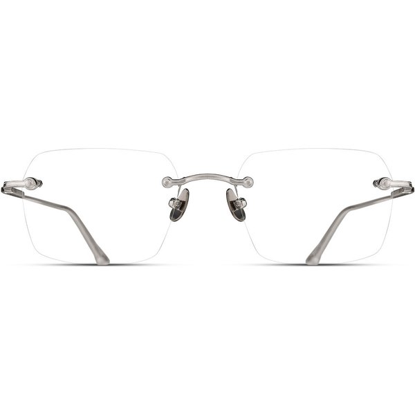 Matsuda M5008 BS Men's Eyeglasses Silver Size 51 - Blue Light Block Available