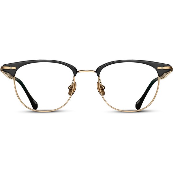 Matsuda M2048 MBK-BG Men's Eyeglasses Gold Size 48 - Blue Light Block Available
