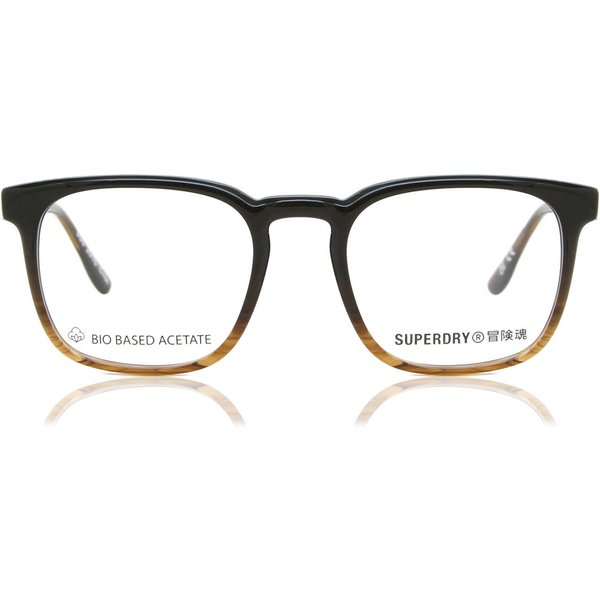 Superdry SDO 2015 194 Men's Eyeglasses Black Size 52 - Blue Light Block Available