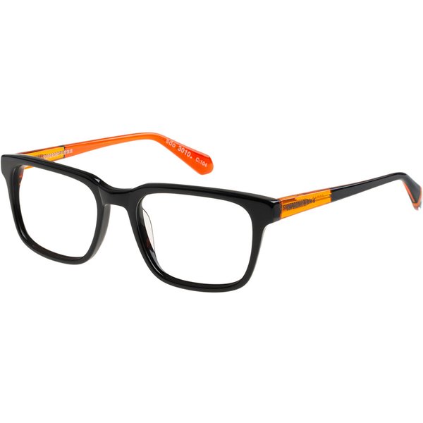 Superdry SDO 3010 104 Men's Eyeglasses Black Size 52 - Blue Light Block Available