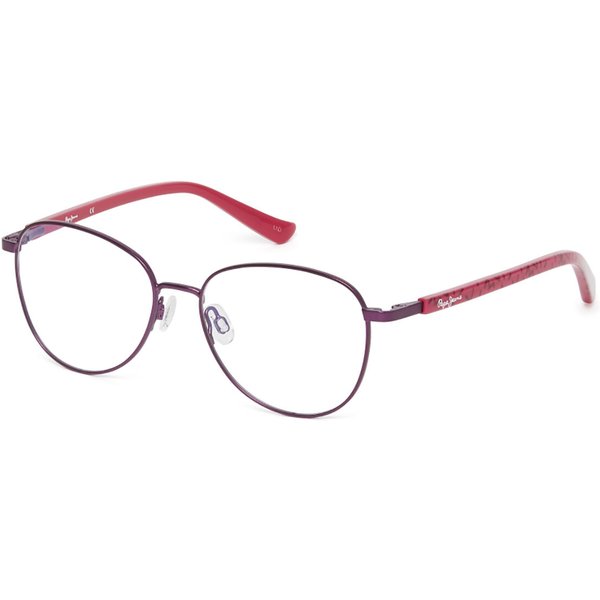 Pepe Jeans PJ1297 C1 Men's Eyeglasses Purple Size 51 - Blue Light Block Available