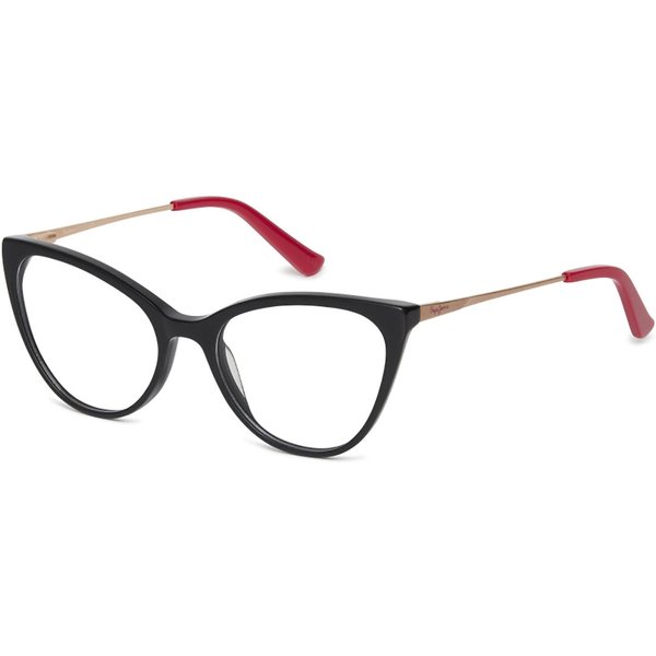 Pepe Jeans PJ3360 C1 Men's Eyeglasses Black Size 52 - Blue Light Block Available