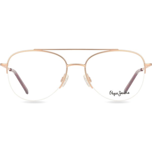 Pepe Jeans PJ1323 C3 Men's Eyeglasses Gold Size 51 - Blue Light Block Available